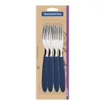 Tenedor De Mesa Tramontina Ipanema Polipropileno Azul 12 Uni