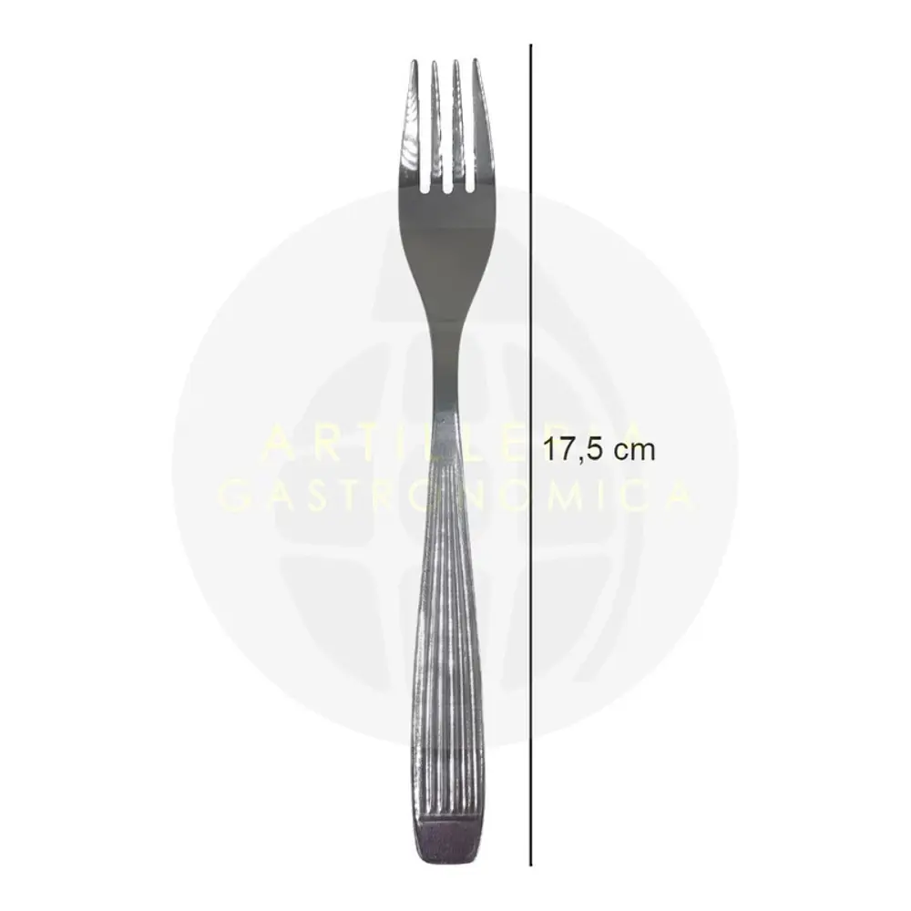 Tenedor De Postre Athenas Nacional Acero Inoxidable X 12 Uni