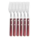 Tenedor Jumbo 21cm Polywood Tramontina 6 Unidades Asado