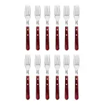 Tenedor Jumbo 21cm Polywood Tramontina Set 12 Cubiertos