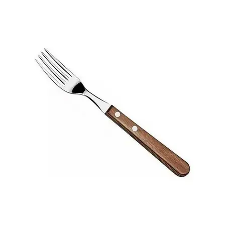Tenedor Jumbo Asado Polywood Tramontina Roble Acero Inox X6u