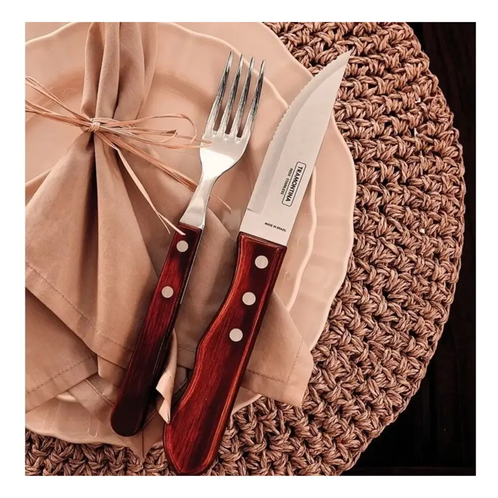 Tenedor Jumbo Largo 21cm Polywood Tramontina 1 Unidad Oferta
