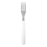 Tenedor Mango Plástico Negro Carol Acero Inoxidable X 1 Uni. BLANCO