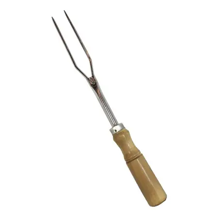 Tenedor Parrillero Profesional 2 Dientes Gastronomico Asado