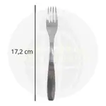 Tenedor Postre Liso Cosmos Nacional Acero Inoxidable X 6 Uni