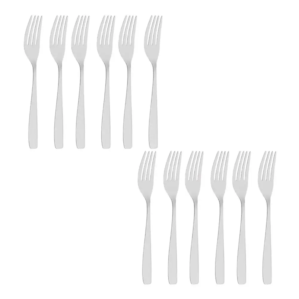 Tenedor Postre Tramontina Cosmos Original Ac Inox Lisos X 12
