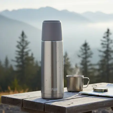 Termo Bala Pillar Matt 1 Litro Acero Inoxidable | Thermos