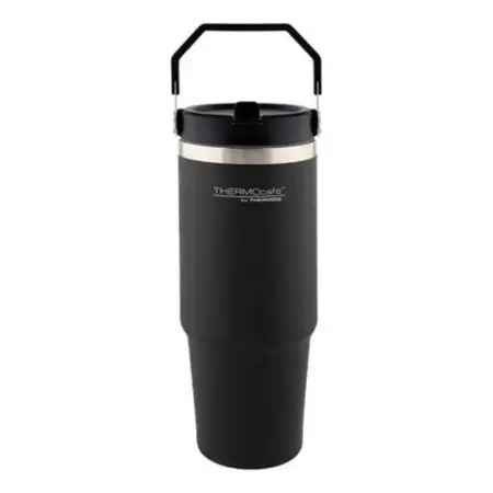 Termo Botella Térmica 880ml Travel Flip Ac. Inox. | Thermos Negro