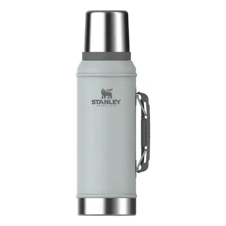 Termo Stanley 950 Ml Con Manija Pico Cebador Original Gris