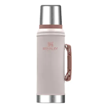 Termo Stanley 950 Ml Con Manija Pico Cebador Original Rose quartz