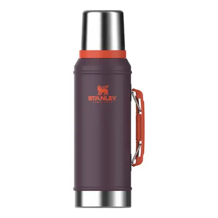 Termo Stanley 950 Ml Con Manija Pico Cebador Original Violeta oscuro