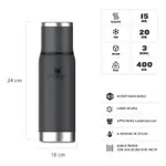Termo Stanley Adventure To-go 500 Ml Tapon Cebador Negro 2.0