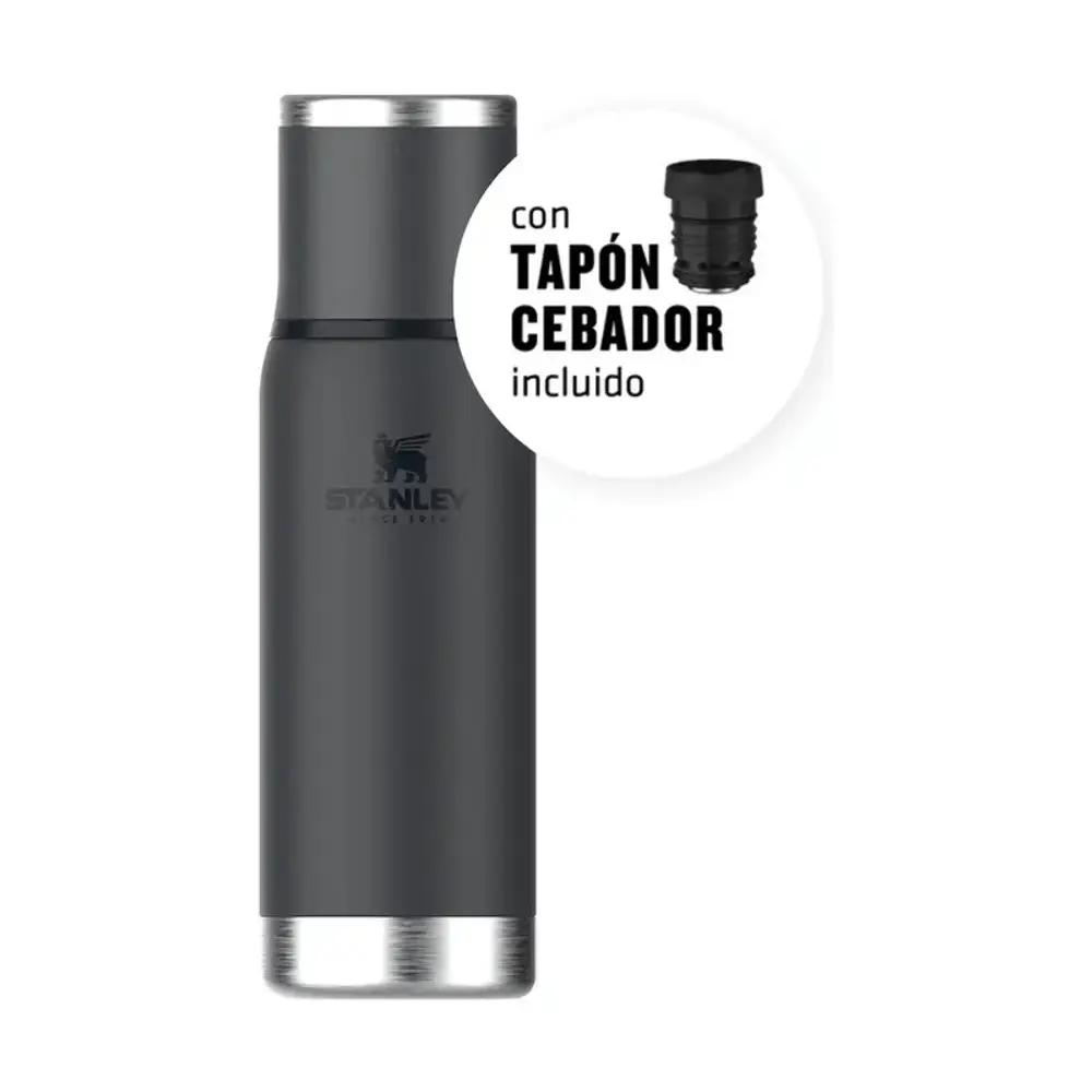 Termo Stanley Adventure To-go 500 Ml Tapon Cebador Negro 2.0