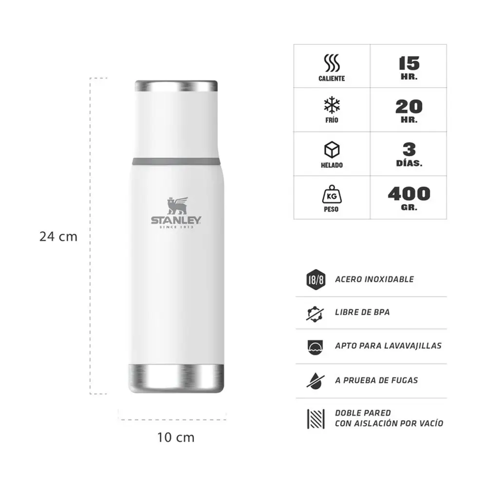 Termo Stanley Adventure To-go 500 Ml Tapon Cebador Polar