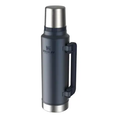 Termo Stanley Clásico Original 1.4ml C/ Tapón Cebador Y Tapa Azul