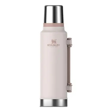 Termo Stanley Clásico Original 1.4ml C/ Tapón Cebador Y Tapa Rose quartz