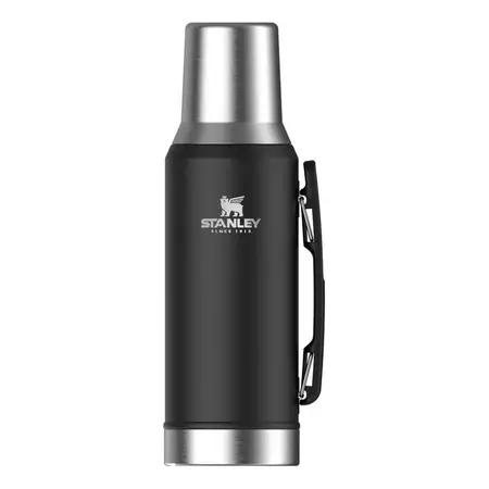 Termo Stanley Original Mate System Classic 1.2 Lts. Con Tapa Negro