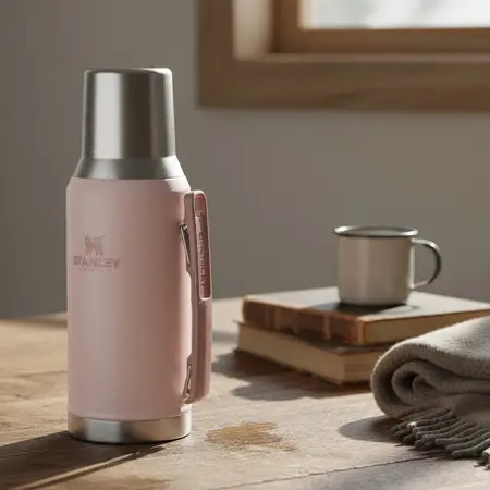 Termo Stanley Original Mate System Classic 1.2 Lts. Con Tapa Rose quartz