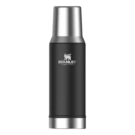 Termo Stanley Original Mate System Classic 800ml. Con Tapa Negro