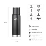 Termo Stanley The Adventure To-go 1 Litro Pico Cebador Mate Charcoal