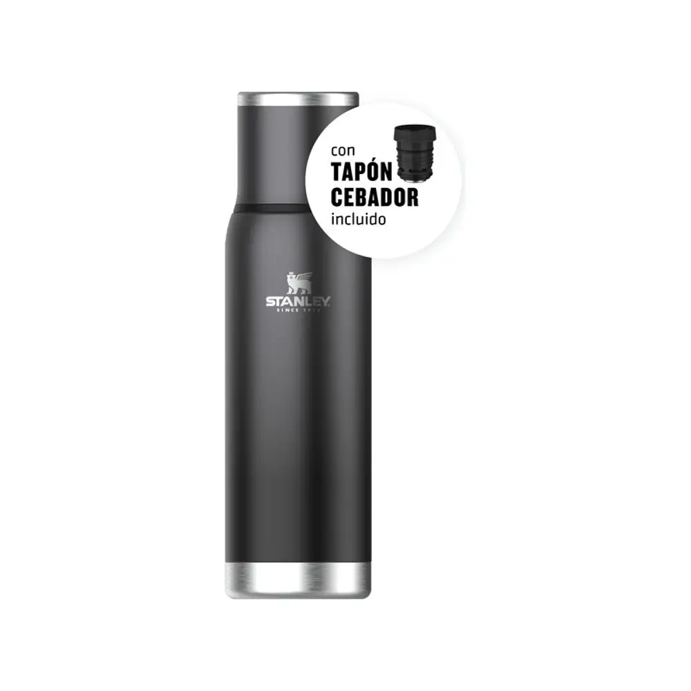 Termo Stanley The Adventure To-go 1 Litro Pico Cebador Mate Charcoal
