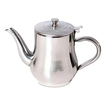 Tetera Acero Inoxidable Te Café Cocina 540 Ml | Crystal Rock Color Plateado
