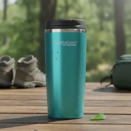 Thermos Vaso Térmico Vision Colores Acero Inox. 350 Ml Celeste