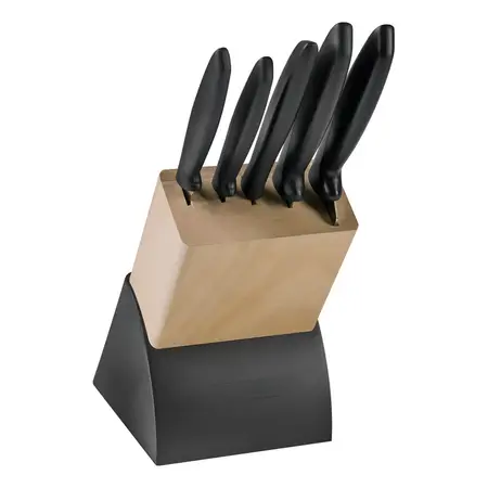 Tramontina Plenus 23498-028 Cuchillos Negros 6 Unidades