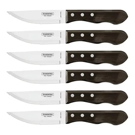 Tramontina Polywood Jumbo 21116/095 Color Roble Jumbo 6 Cuchillos