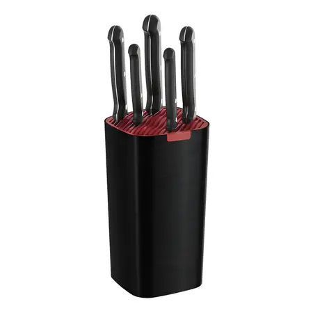 Tramontina Ultracorte Set Cuchillos Y Taco Acero Inoxidable 6 Piezas