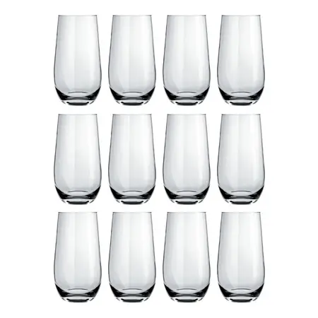 Vaso Alto Copón Super Dubai Mikonos Nadir Vidrio 530ml X12 U Transparente