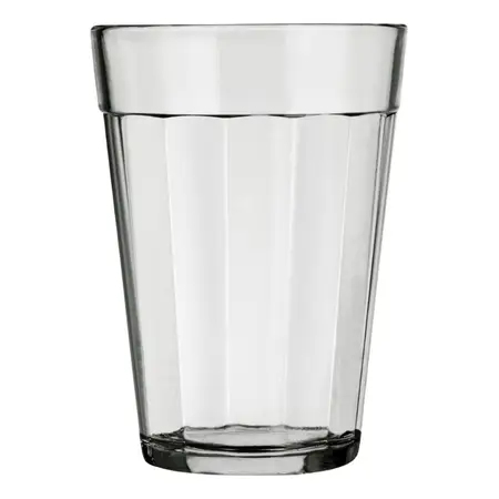 Vaso Americano Nadir Jugo Soda Vidrio Eventos 190ml X 1 Vela Transparente