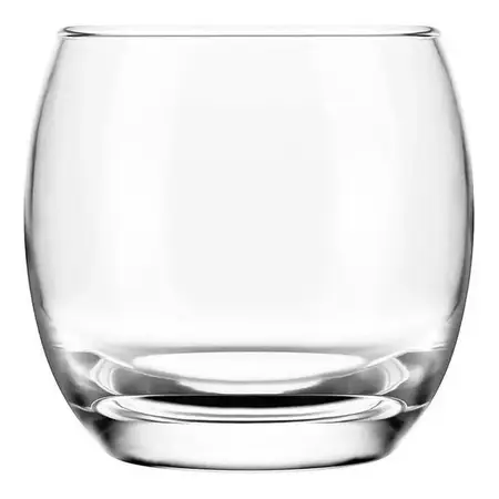 Vaso Aruba Copon Velas Nadir Vidrio Bar Whisky X 1 U. 345ml Transparente