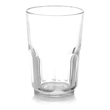Vaso Bar Durax Genesis Vidrio Gaseosa Facetado Simil 2711 X1 Color Transparente