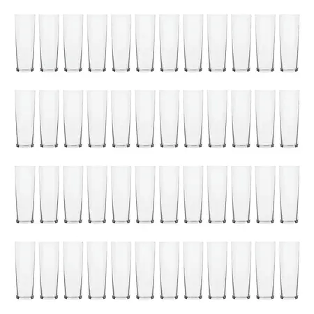 Vaso Bermudas Rigolleau 290 Ml Vidrio Trago Largo X 48 Unid. Color Transparente