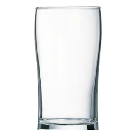 Vaso Cervecero Media Pinta De Vidrio 240 Ml Luminarc X1 Unid Transparente
