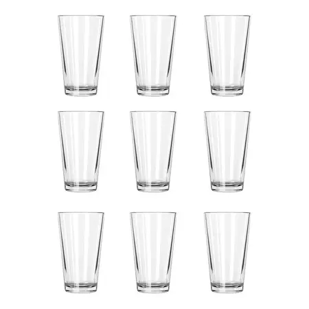 Vaso Cerveza Super Pinta Grande Libbey Vidrio 620ml X 6 Unid Transpatente