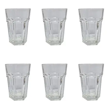 Vaso Country Gaseosa Facetado Bristol 500 Cc Libbey Crisa X6 Transparente