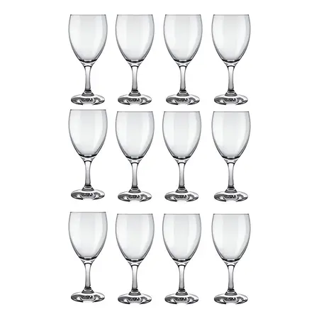 Vaso De Agua Windsor De 300 Ml, Juego De 12 Unidades, Color Transparente