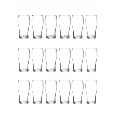 Vaso De Vidrio Rigolleau Pinta Cerveza 540ml X18 Unidad Vidrio Transparente