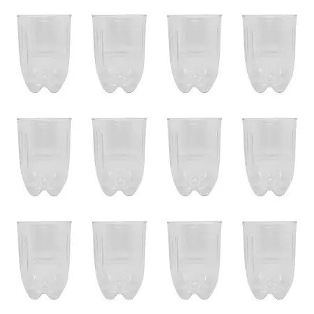 Vaso Fernetero 1000 Ml Simil Fercheto Material Ps X 12 Un. Transparente