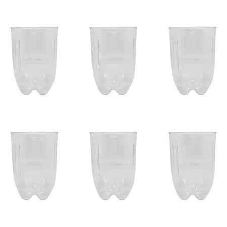 Vaso Fernetero 1000 Ml Simil Fercheto Material Ps X 6 Un. Transparente