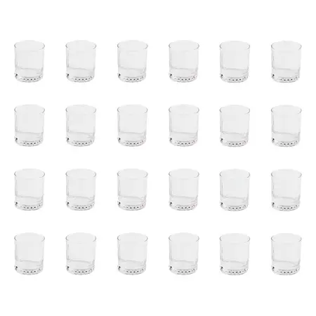 Vaso Galata Whisky Rocks 340 Ml Vidrio Cristar X 24 Unidades - Transparente