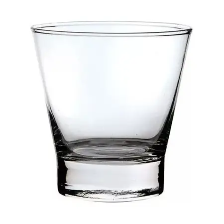 Vaso Ilhabela Whisky Nadir 350 Ml Conico Trago Jugo X12 Uni Color Transparente