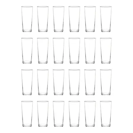 Vaso Lexington Trago Largo 334 Ml Vidrio Cristar X 24 Unid. Transparente