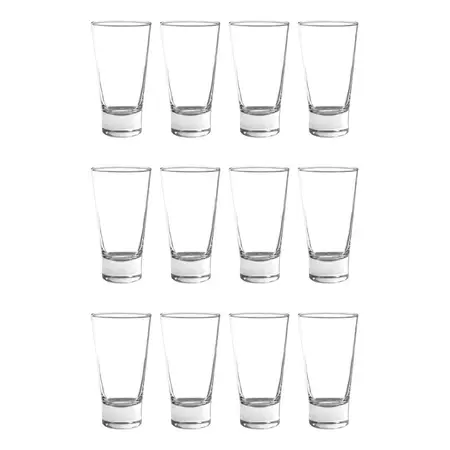 Vaso London 458 Ml 16 Oz Vidrio Trago Largo Cristar X 12 Uni Transparente