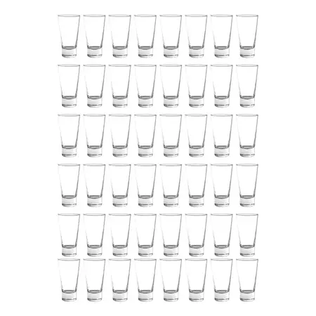 Vaso London 458 Ml 16 Oz Vidrio Trago Largo Cristar X 48 Uni - Transparente