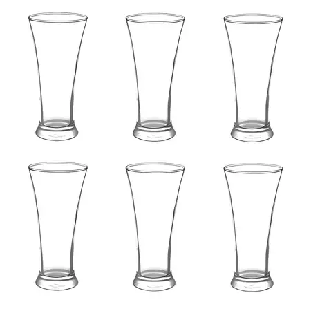 Vaso Nova Glassware Lily Tnv011 De 300ml Color Transparente Pack6 Unidades