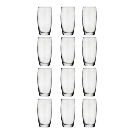 Vaso Oca Trago Largo 400ml Nadir Importado Vidrio X12 Uni Transparente