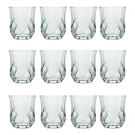 Vaso Opera Rocks Nadir Vidrio Bar Whisky X12 Unidades 300ml Trasparente